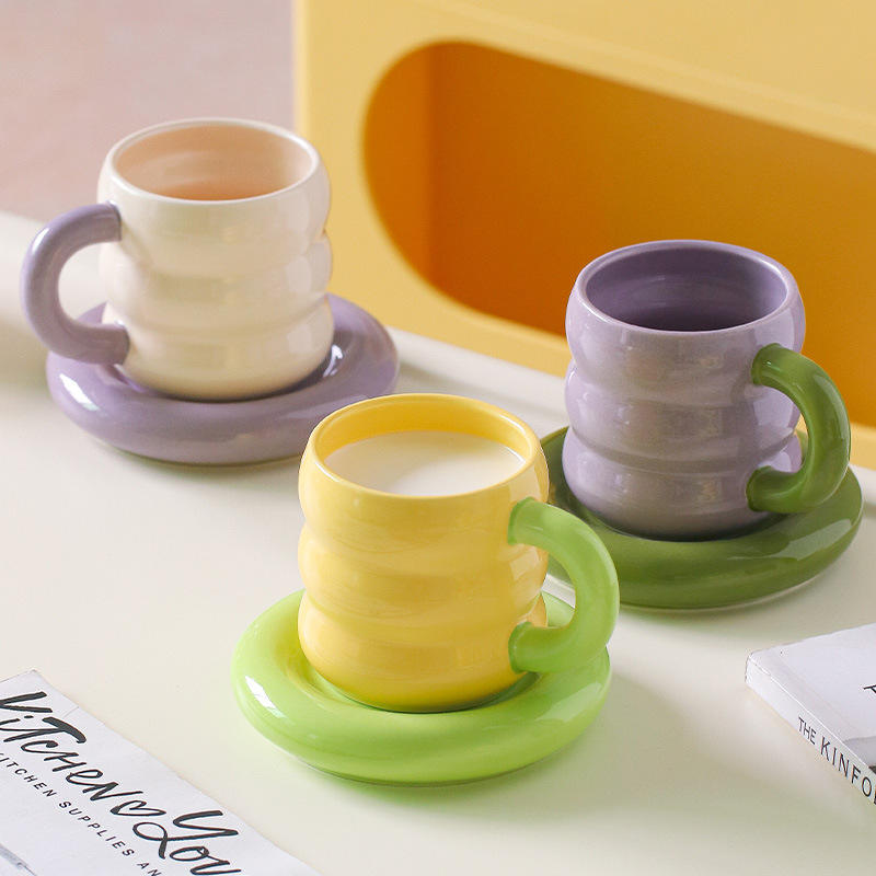 Vintage Inspired 13 Piece Ceramic Tea Set with Elegant Gift Box