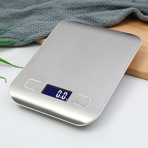 Premium Stainless Steel Digital Kitchen Scale 5kg Capacity Ultra Slim Design