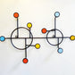 Luxury Nordic Geometric Wall Hook Rack for Entryway & Home Organization
