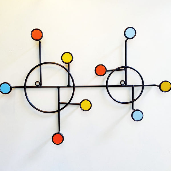 Luxury Nordic Geometric Wall Hook Rack for Entryway & Home Organization