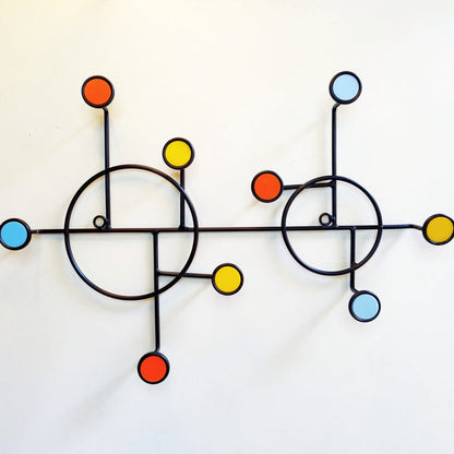 Luxury Nordic Geometric Wall Hook Rack for Entryway & Home Organization