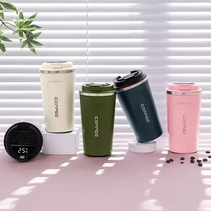 Smart Temperature Display Coffee Mug – Stainless Steel Thermal Cup
