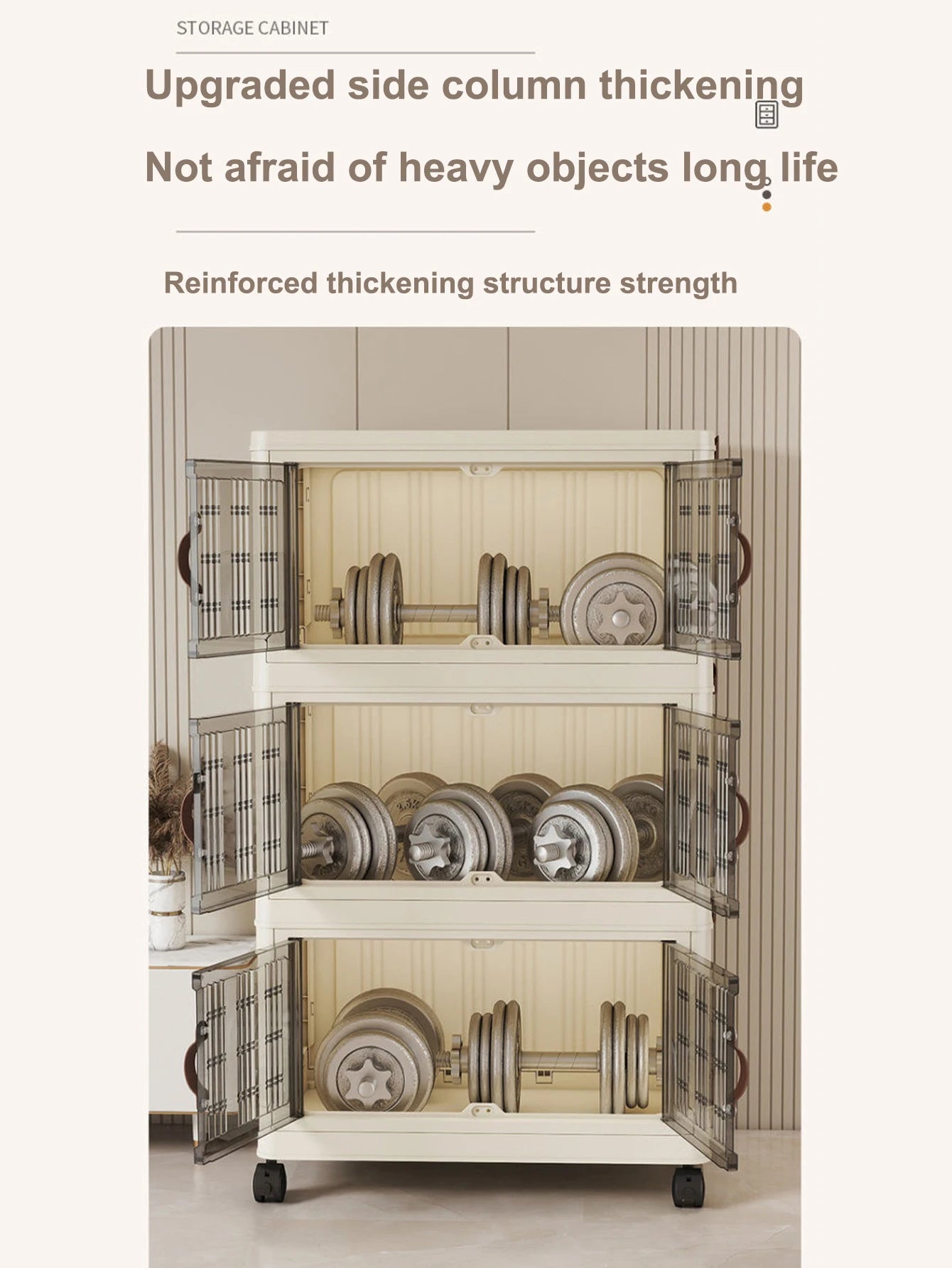 Heavy Duty Folding Wardrobe – Multi Storage Locker