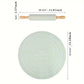 Non-Stick Wooden Rolling Pin & Silicone Baking Mat Set