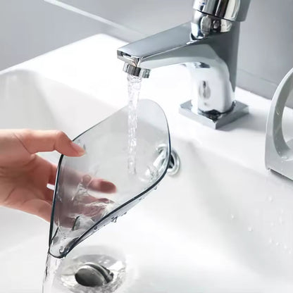 Leaf Shape Soap Box Non-Slip Drain Soap Holder