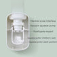 Wall Mounted Toothbrush Holder with Automatic Toothpaste Dispenser Smart Bathroom Organizer