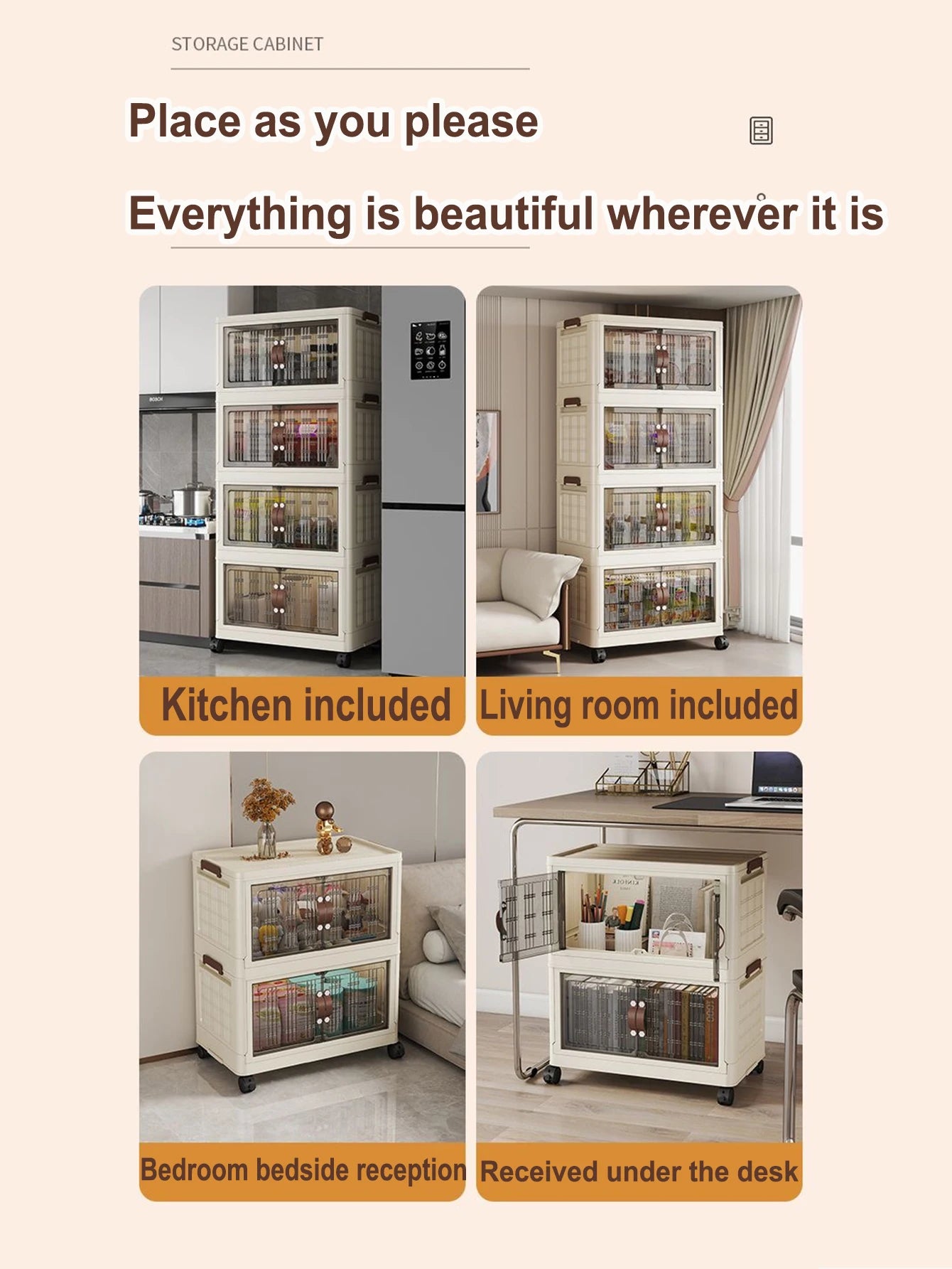 Heavy Duty Folding Wardrobe – Multi Storage Locker