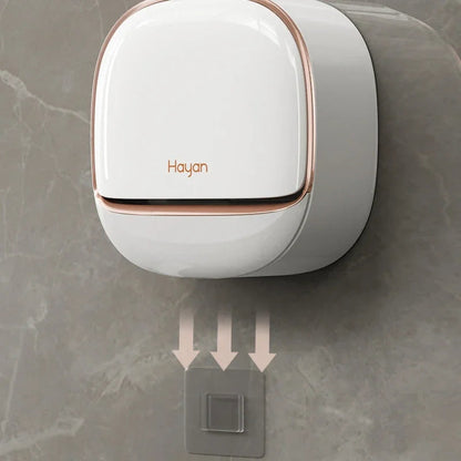Luxury Bathroom Wall Mounted Soap Box with Lid Waterproof ABS Holder