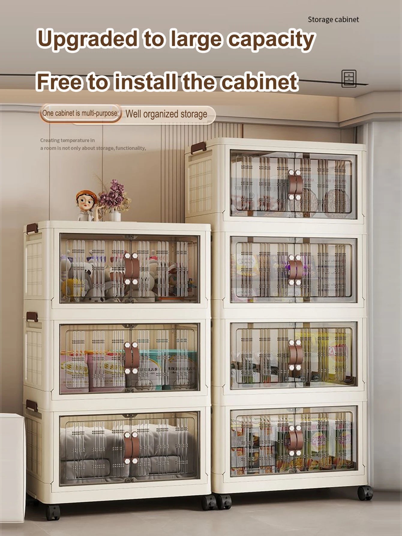 Heavy Duty Folding Wardrobe – Multi Storage Locker