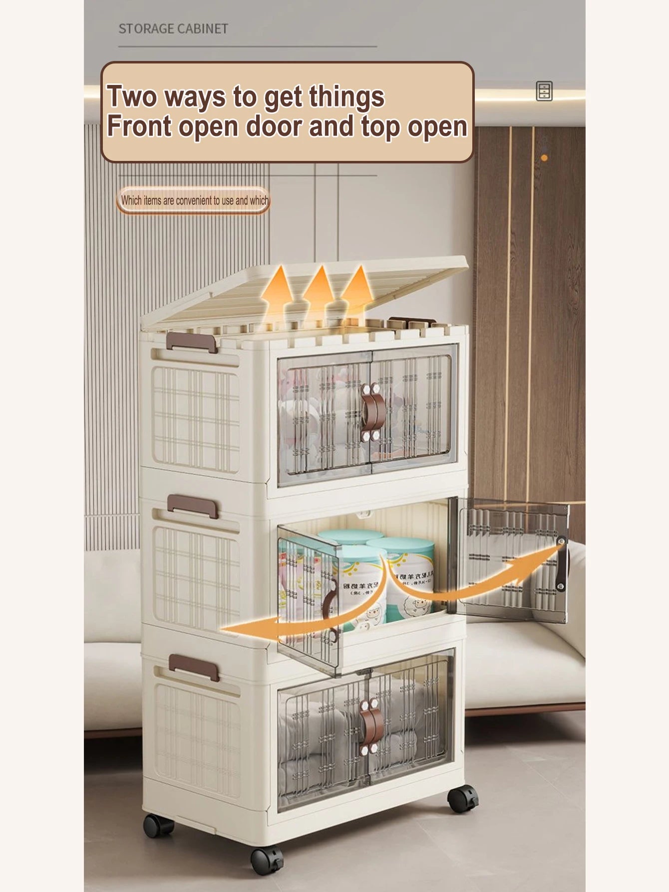 Heavy Duty Folding Wardrobe – Multi Storage Locker