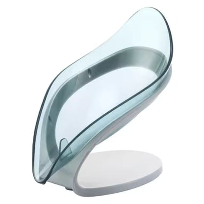 Leaf Shape Soap Box Non-Slip Drain Soap Holder
