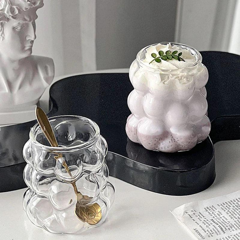 Premium Bubble Shape Iced Tea Glass for Stylish Drinkware