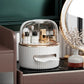 Luxury Makeup Organizer with Dustproof Cover & Tissue Holder