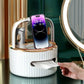 Luxury Makeup Organizer with Dustproof Cover & Tissue Holder