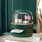 Luxury Makeup Organizer with Dustproof Cover & Tissue Holder