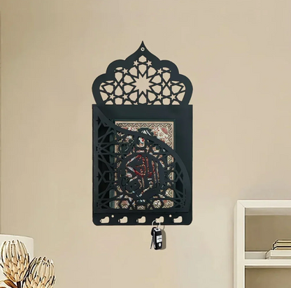 Metal Quran Box for Wall with Hangers