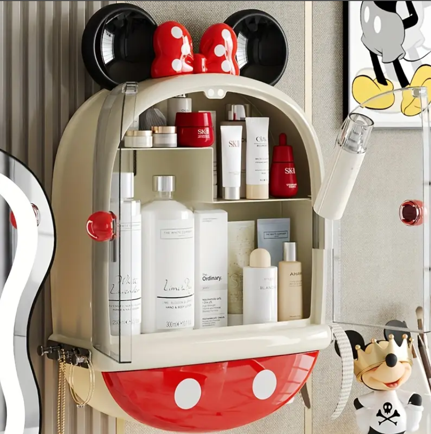 Mickey And Minnie Mouse Makeup Organizer,