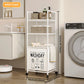 Rolling Laundry Storage Rack Multi-Tier Organizer