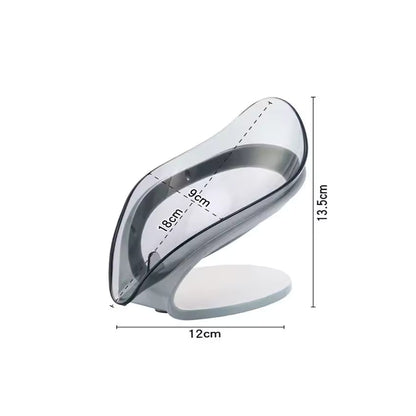 Leaf Shape Soap Box Non-Slip Drain Soap Holder