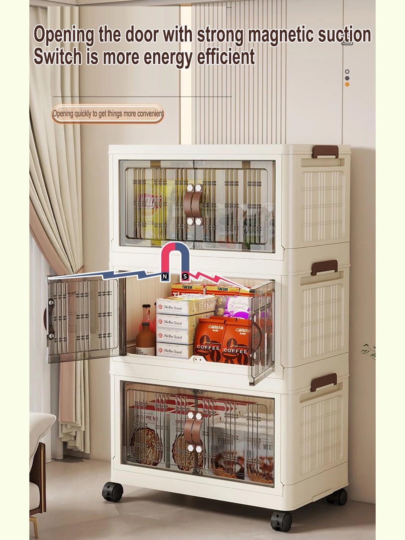Heavy Duty Folding Wardrobe – Multi Storage Locker