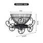 2 Tier Decorative Fruit Basket Stylish Kitchen Organizer