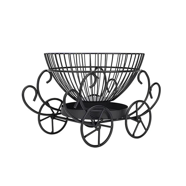 2 Tier Decorative Fruit Basket Stylish Kitchen Organizer