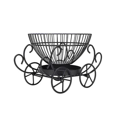 2 Tier Decorative Fruit Basket Stylish Kitchen Organizer