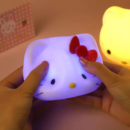 Big Hello Kitty Desk Lamp Soft Ambient Night Light