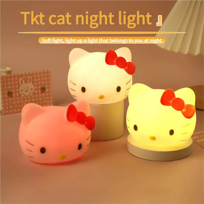 Big Hello Kitty Desk Lamp Soft Ambient Night Light