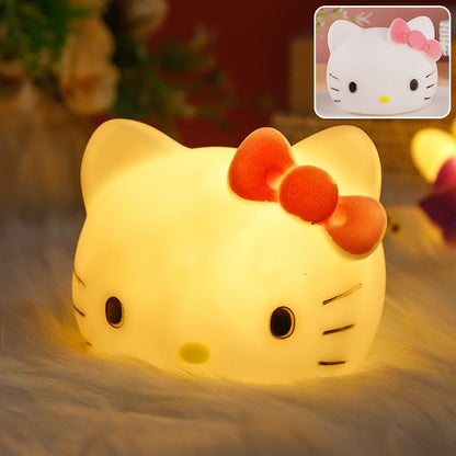 Big Hello Kitty Desk Lamp Soft Ambient Night Light