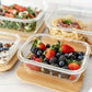 4 Pcs Glass Food Storage Containers Set – Airtight Glass