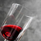 Crystal Wine Glass Set of 6 15oz Hand Blown Square Design Elegant Lead-Free Crystal Glasses