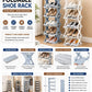 6-Tier Foldable Shoe Rack – Space Saving Shoe Organizer Stand