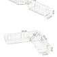 Wall Mounted Acrylic Bathroom Organizer Shelf