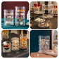 Round Acrylic Jewelry Organizer with Multi-Layer Storage