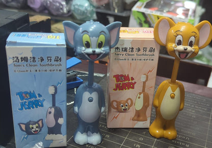 Tom & Jerry Character Toothbrush – Cute Cartoon Design for Kids - Random 1 Piece