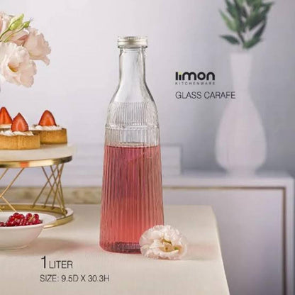 Limon Lumine Elegance Glass Bottle 1000ml