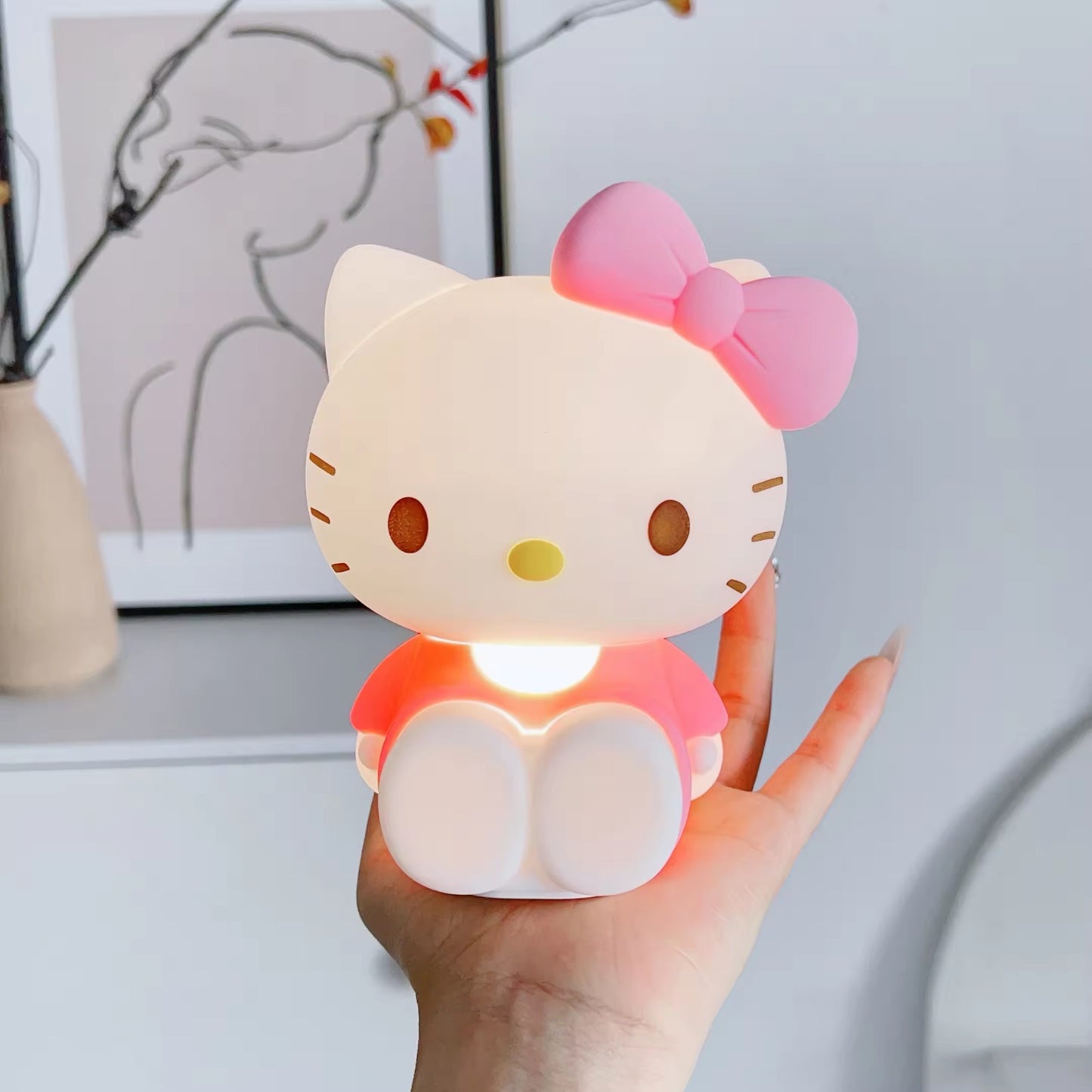 Hello Kitty Desk Lamp Soft Ambient Night Light