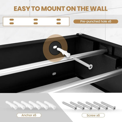 Wall Mounted Foldable Clothes Drying Rack – Space Saving Laundry Hanger