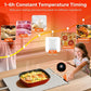 Luxury Rechargeable Electric Food Warming Tray – Cordless Smart Hot Plate with 8H Timer