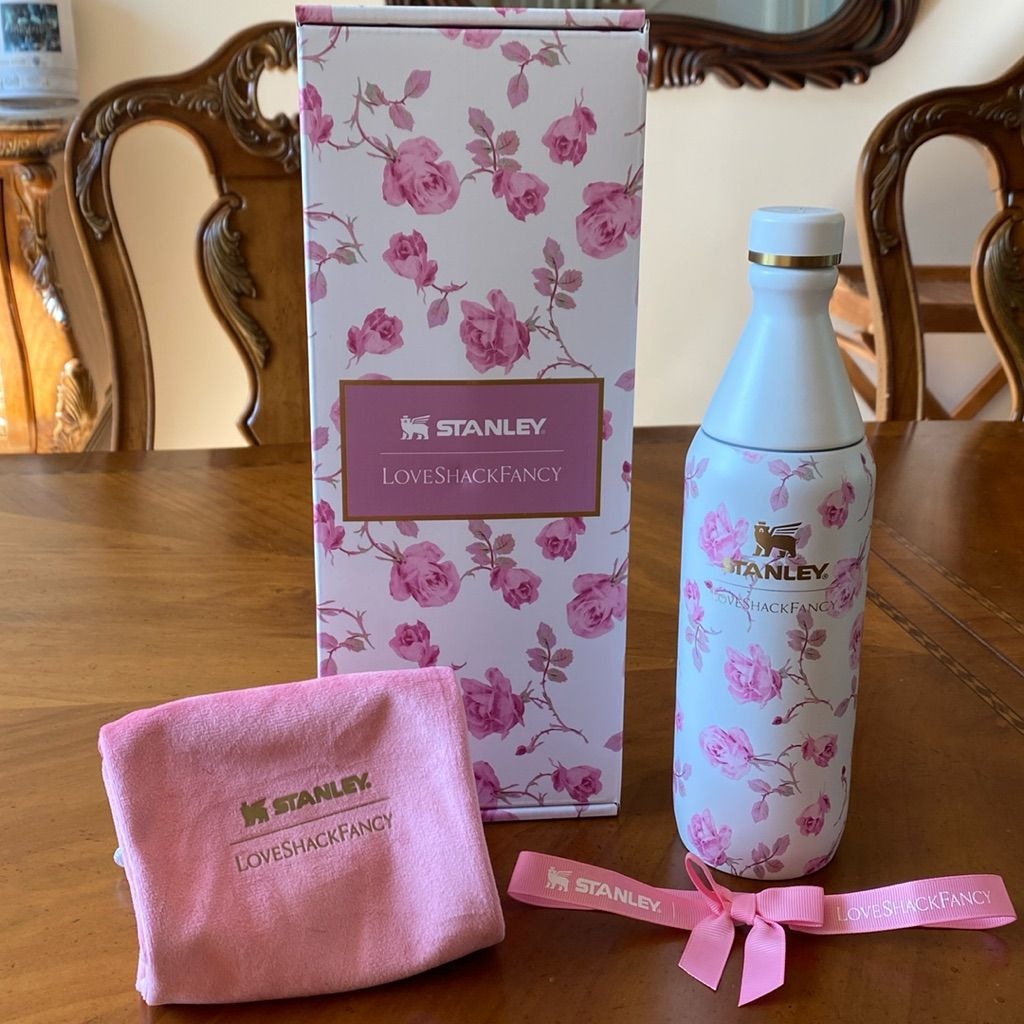 Stanley x Love Shack Fancy All Day Slim Bottle 16oz