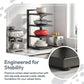Premium Multi-Layer Bathroom Storage Rack – Space Saving Metal Organizer Shelf