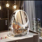 Luxury LED Makeup Organizer with Mirror – Dustproof Cosmetic Storage Box with Drawers