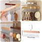 8 Hooks Wooden Hanger Space Saving Closet Organizer