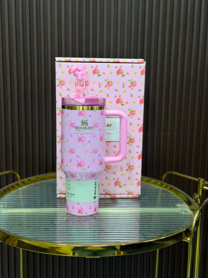 Stanley X LoveShackFancy Floral 40oz Insulated Quencher Tumbler – Gift Box