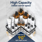 No-Drill Corner Shower Caddy Set Waterproof Bathroom Organizer Rack