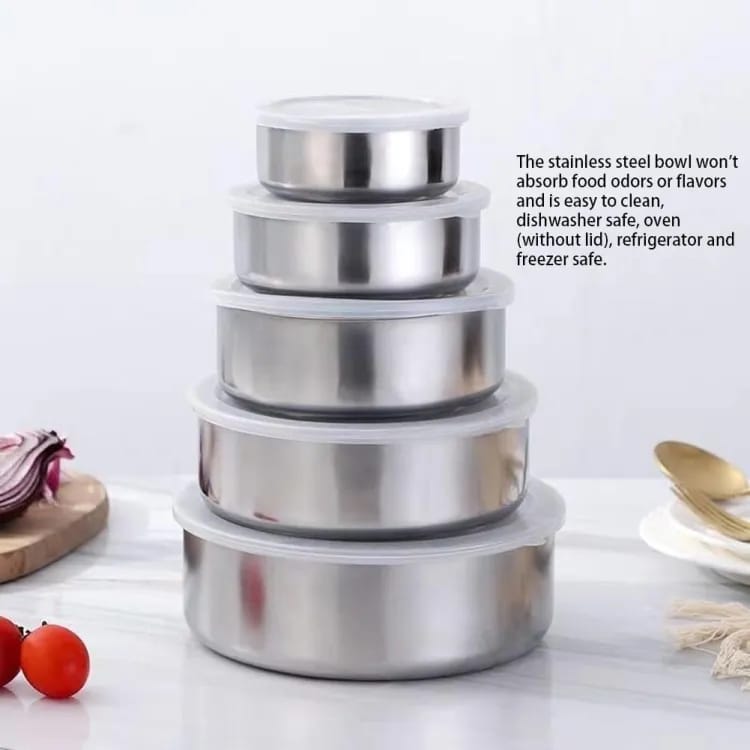 5 pcs Stainless Steel Bowl set