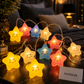 10 LED Star Fairy String Lights 10ft USB Decorative Lights