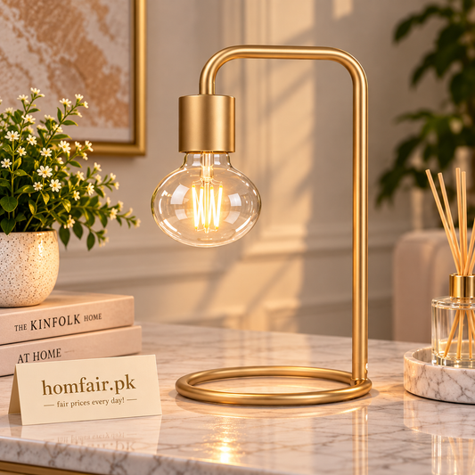 Danny Home Luxury Golden Table Lamp – Elegant Decorative Lighting Accent for Modern Living Spaces