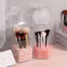 Acrylic Pearls Cosmetic Organizer Makeup Storage Box